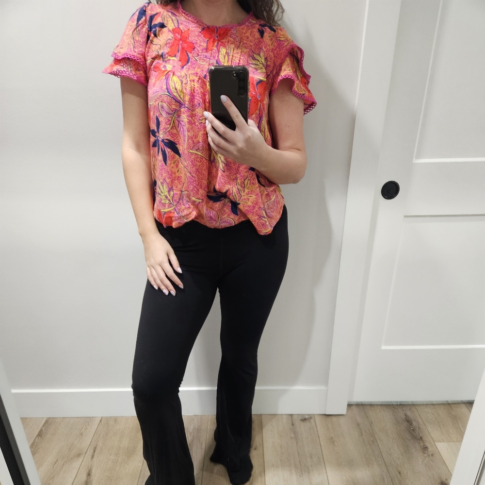 Floral Pink Shirt